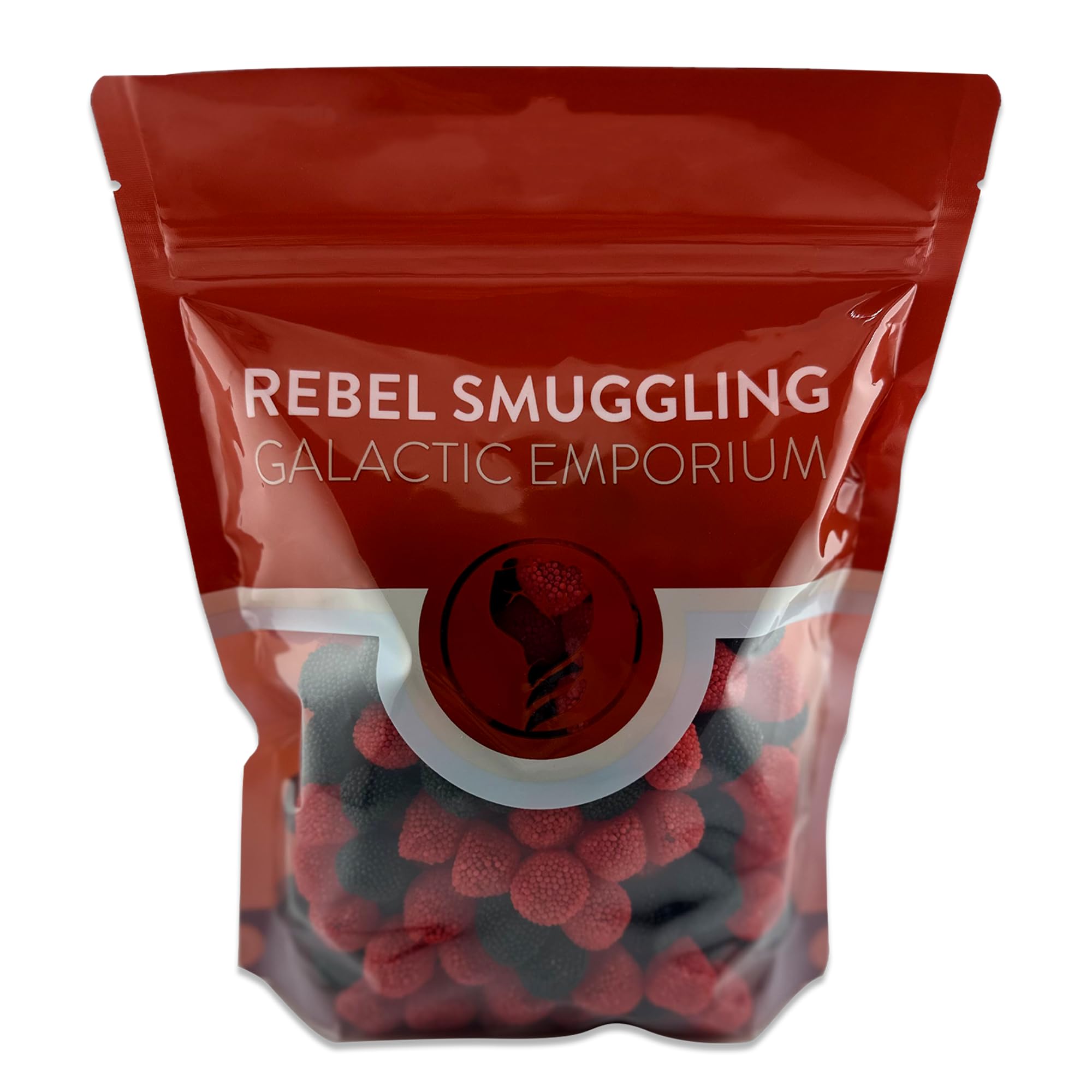 Black Berry and Raspberry Candy Gummies Bulk 2LB Bag by Rebel Smuggling Galactic Emporium