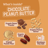 Skout Organic Plant-Based Protein Bars Chocolate Peanut Butter (12 Pack) 10g Protein - Vegan Protein Bars - Only 5 Ingredients - Easy Snack - Gluten