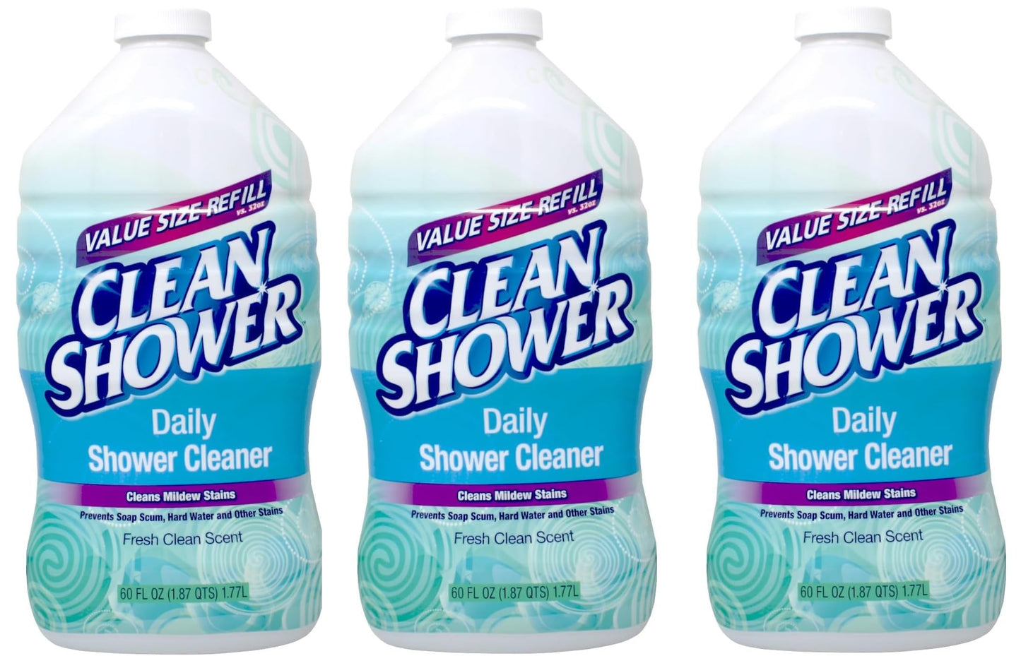 CLEAN SHOWER REFILL FRESH CLEAN SCENT 60 OZ (3 Pack)