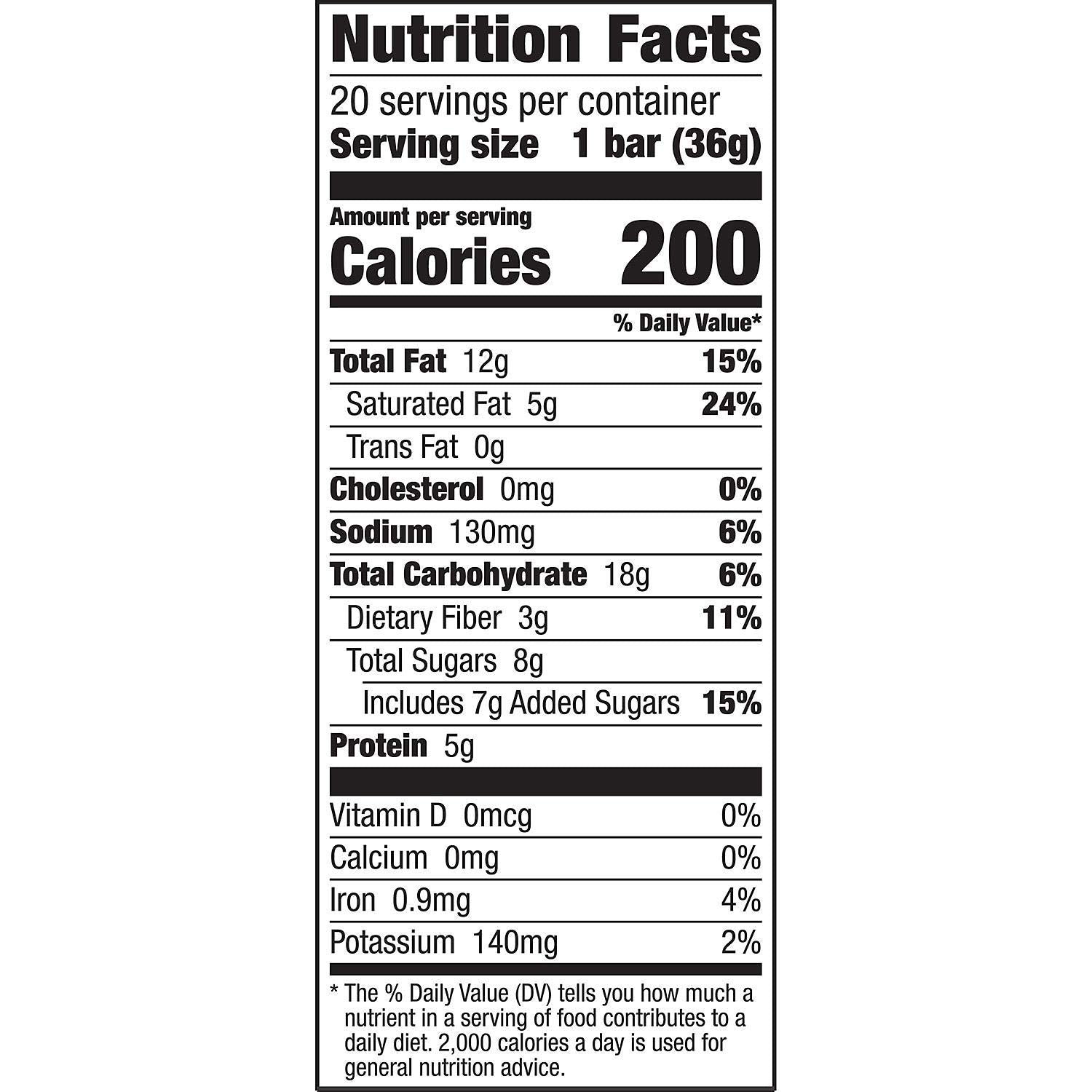 Nature Valley Crispy Creamy Wafer Bars, Peanut Butter Chocolate, 1.3 Oz, 20 Count