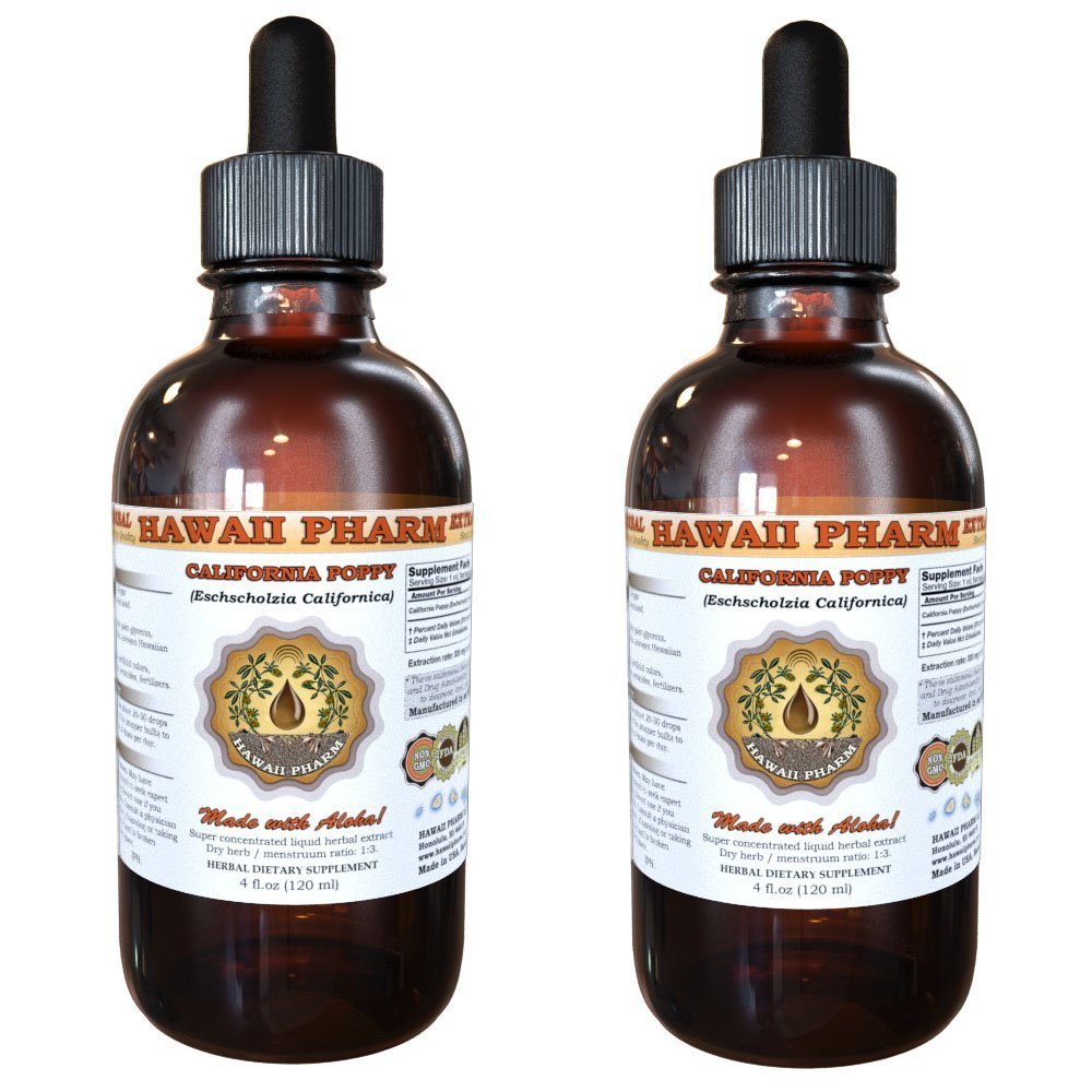 California Poppy (Eschscholzia Californica) Liquid Extract 2x4 oz