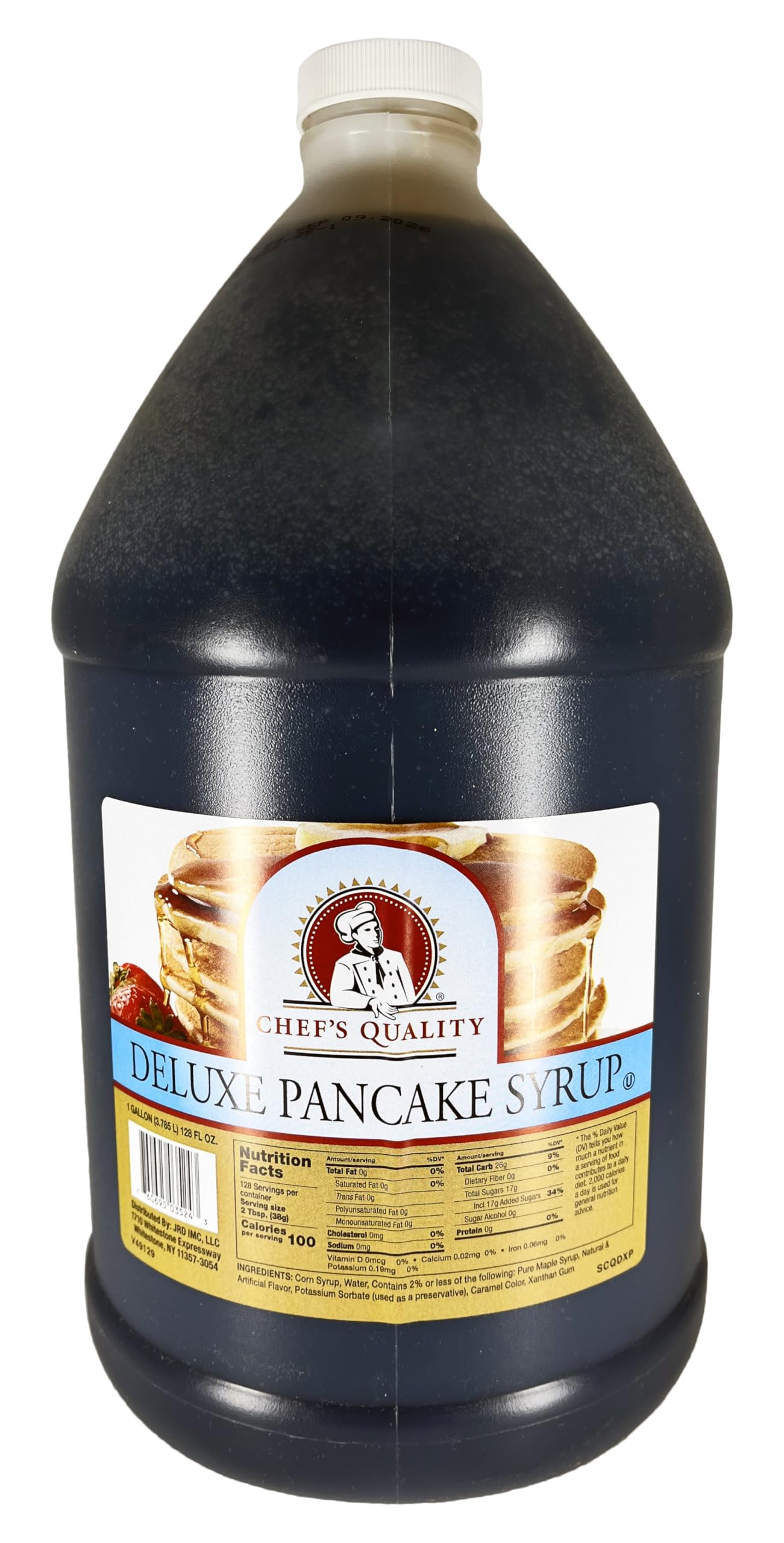 Chef's Quality Deluxe Pancake Syrup 1 gallon