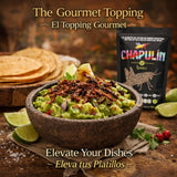 Chapulines Horneados Naturales (Baked Natural Grasshoppers)Jumbo150g(5.3oz)Bag Authentic Oaxacan Ready-to-Eat Snack Traditional Exotic Mexican
