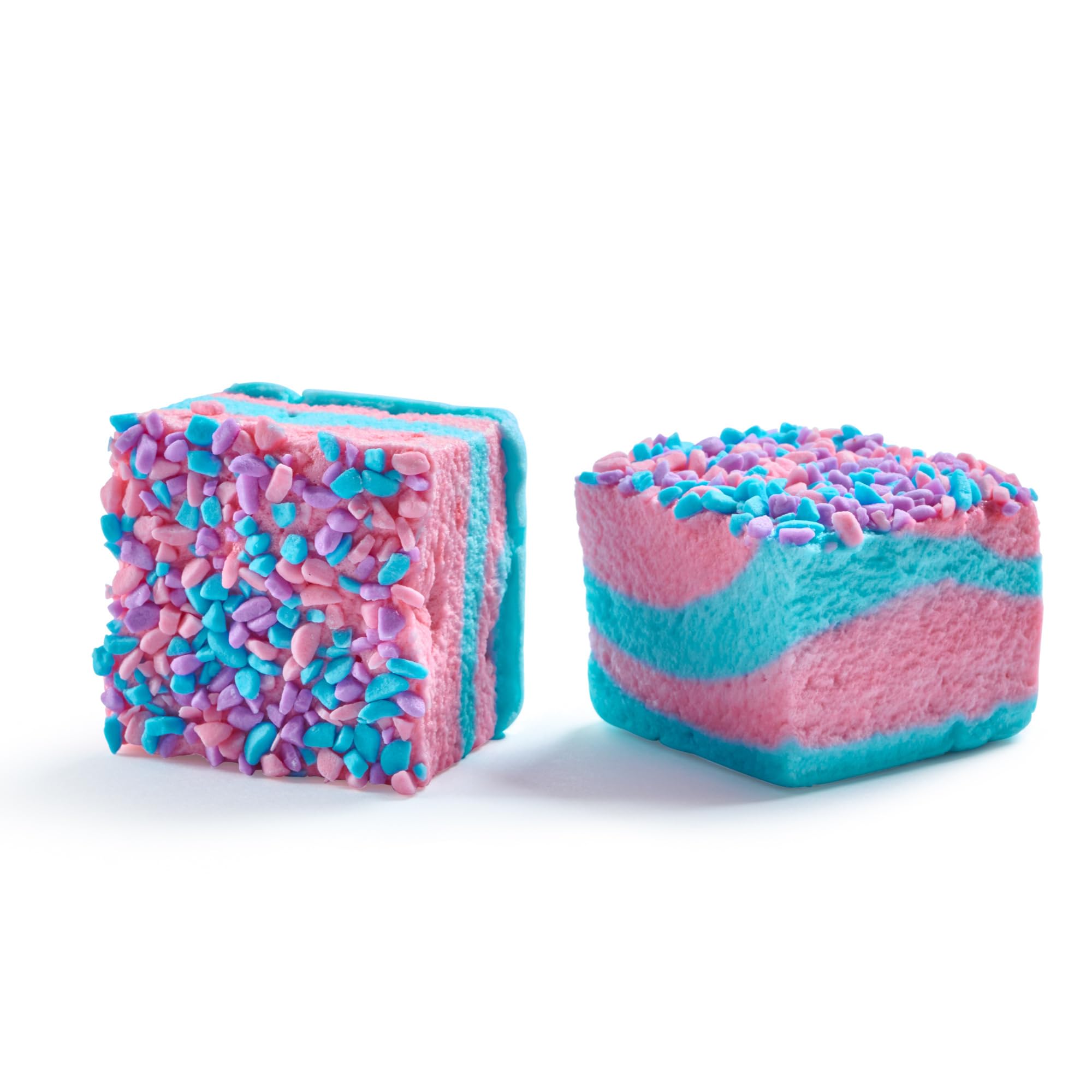 The Marshmallow Shop - Cotton Candy Marshmallows 6-Pack - Gourmet Fluffy Sweet Marshmallows, Party Favors & Dessert Topping, Soft & Flavorful Snack