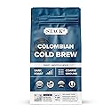 Organic Cold Brew Coffee Coarse Ground 1 LB - Colombian Supremo Reserve Flavor Dark Roast Coarse Grind - 100% Arabica Beans - Handcrafted, Single
