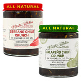MAESTRO KITCHEN Serrano and Jalapeno Chile Crunch in 100% Olive Oil | Artisan Chili Crisp spicy topping for Thai, Seasoning, Eggs, Taco, Pasta, Snacks