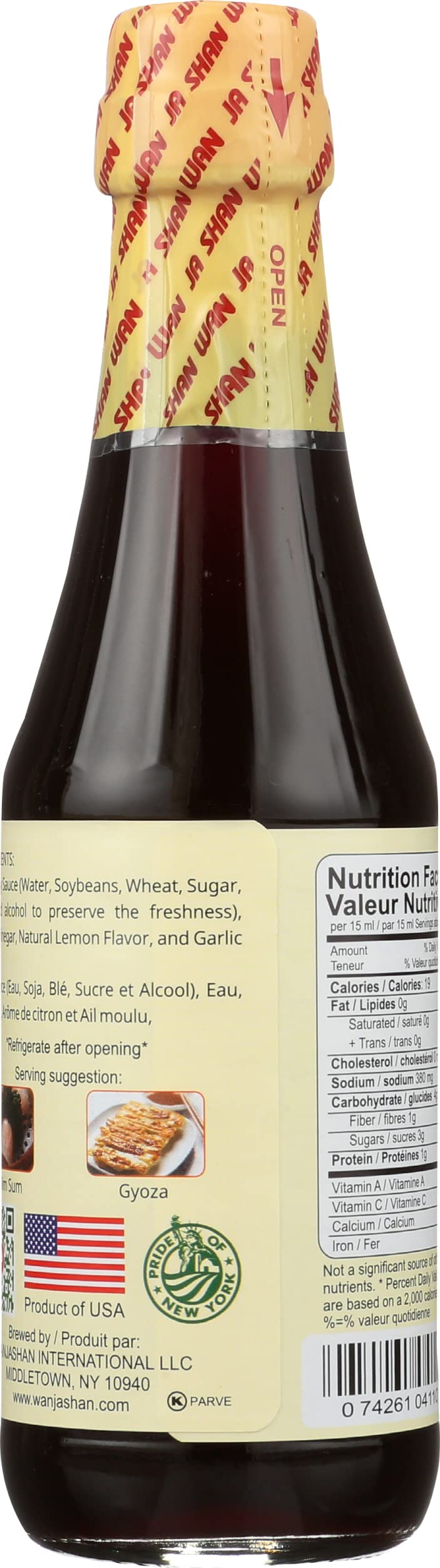 WAN JA SHAN Dumpling Sauce, 10 FZ