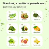 Liquid Salad High Fiber Veggie Pouches, Superfood Smoothie with Prebiotic & 16 Fruits & Vegetables, Convenient Ready-to-Eat Juice for Gut Health