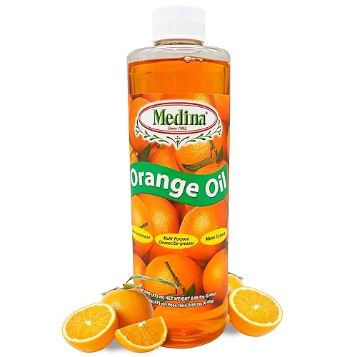 Medina Orange Oil Cleaner & Degreaser Concentrate - All Purpose Orange Oil Cleaner, Cabinet Cleaner Degreaser, Wood Degreaser for Kitchen Cabinets
