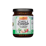 Lee Kum Kee Cilantro Chili Crisp (7 oz - 1 Pack) Spicy & Refreshing Flavor | Vegan | Perfect for Drizzling, Stir-Frying, Dipping, Grilling, Marinades