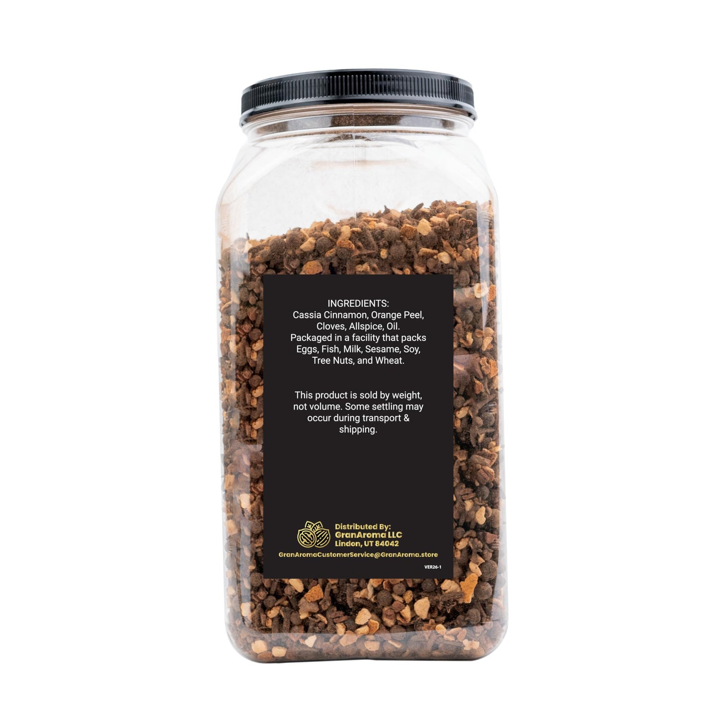 GranAroma Mulling Spice Blend, Sweet & Aromatic, Holiday Spice Blend, Potpourris & Teas (4 Pound)