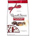 Russell Stover Pecan Delight Gusset Bag 16.10 Ounce Russel Stover Milk Chocolate Covered Candy Pack, Crunchy Pecans and Buttery Caramel Covered In