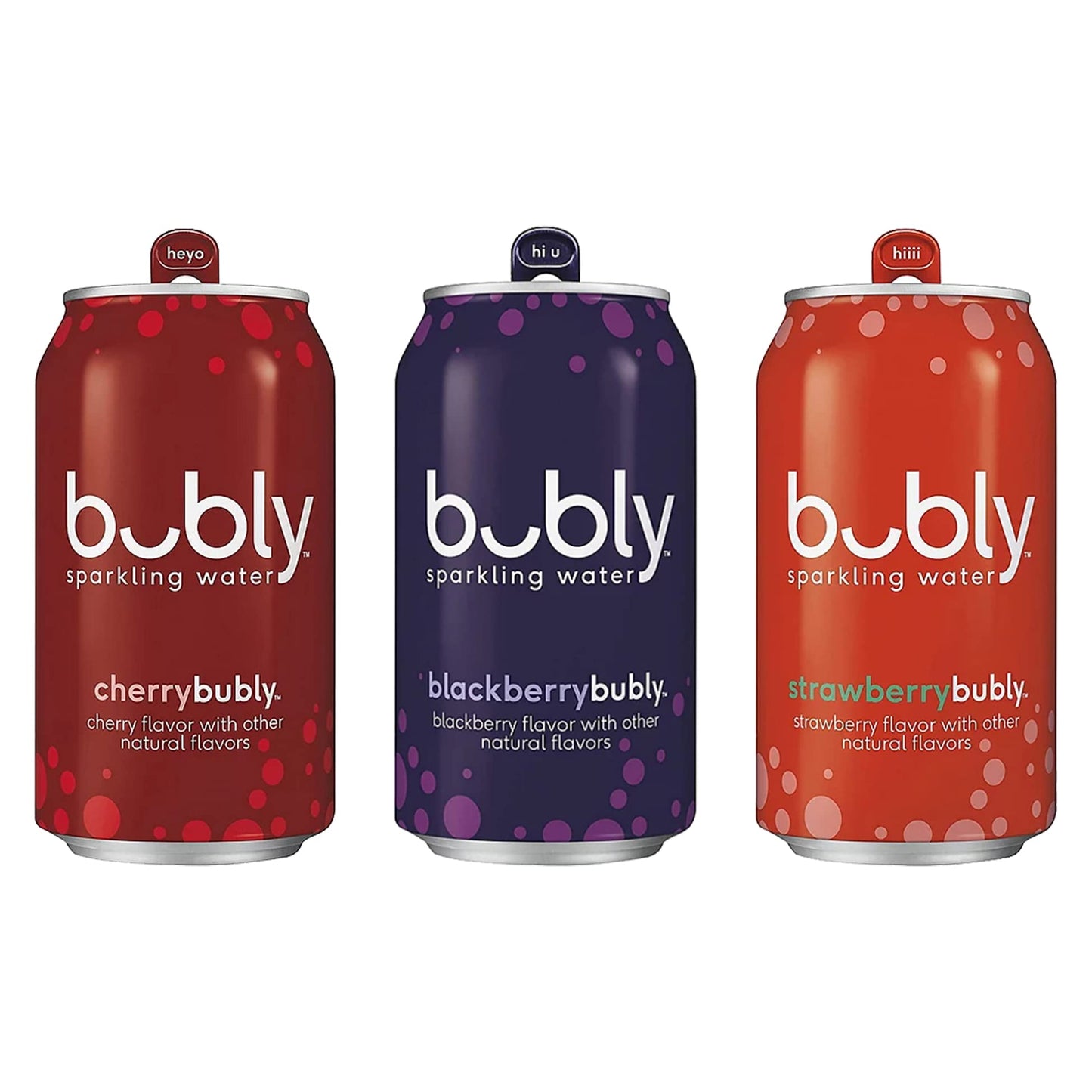 BEEQ- (Pack of) bubly Sparkling Water, Berry Bliss Sampler, 12 fl oz. Cans, Multi Flavor Soft Drink Bundle | Assortment Soda Refrigerator Restock Kit