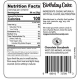 Birthday Cake Gourmet Flavored Cotton Candy (12 Pack) - Unique Idea for Holidays, Birthdays, Gag Gifts, Party Favors…