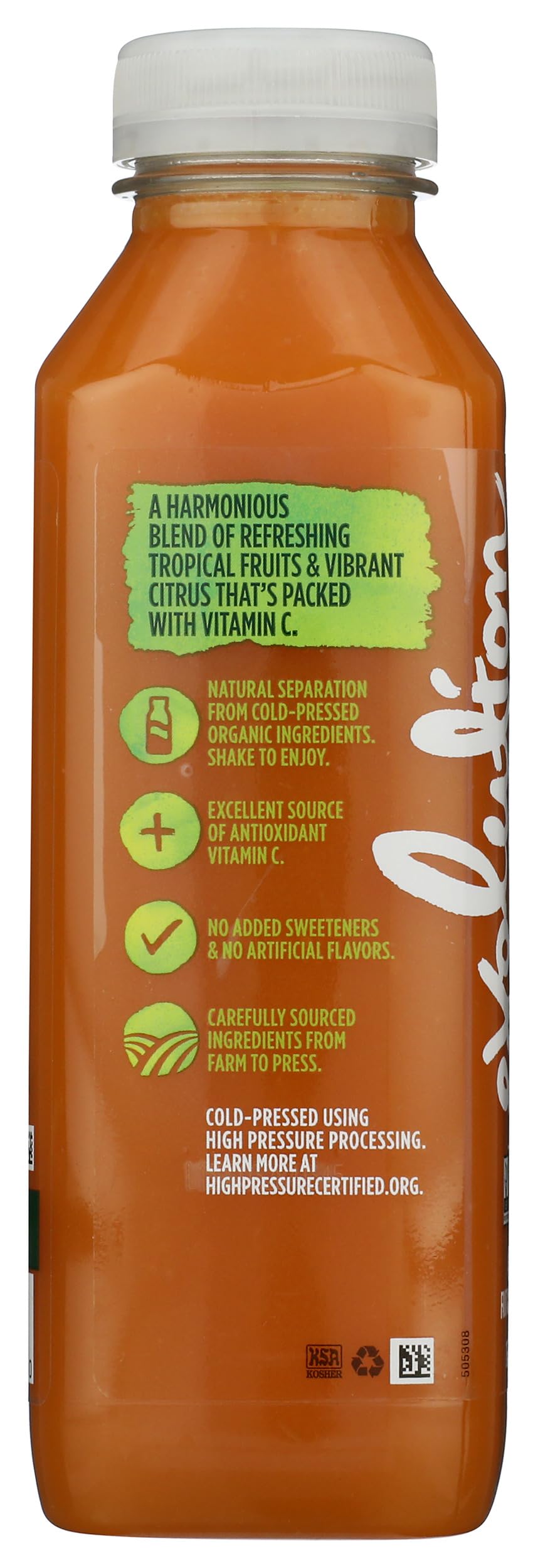 Evolution Fresh, Juice Tropical Passion Organic, 15.2 Fl Oz