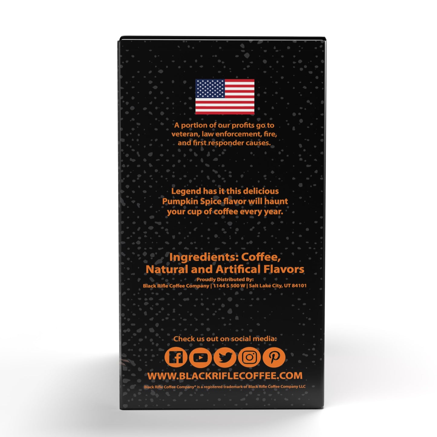 Black Rifle Coffee Company Pumpkin Spice, 22 Count, Medium Roast K Cups - Single Serve K Cups Coffee Pods - Kcup Pods Compatible with Keurig 1.0 & 2.0