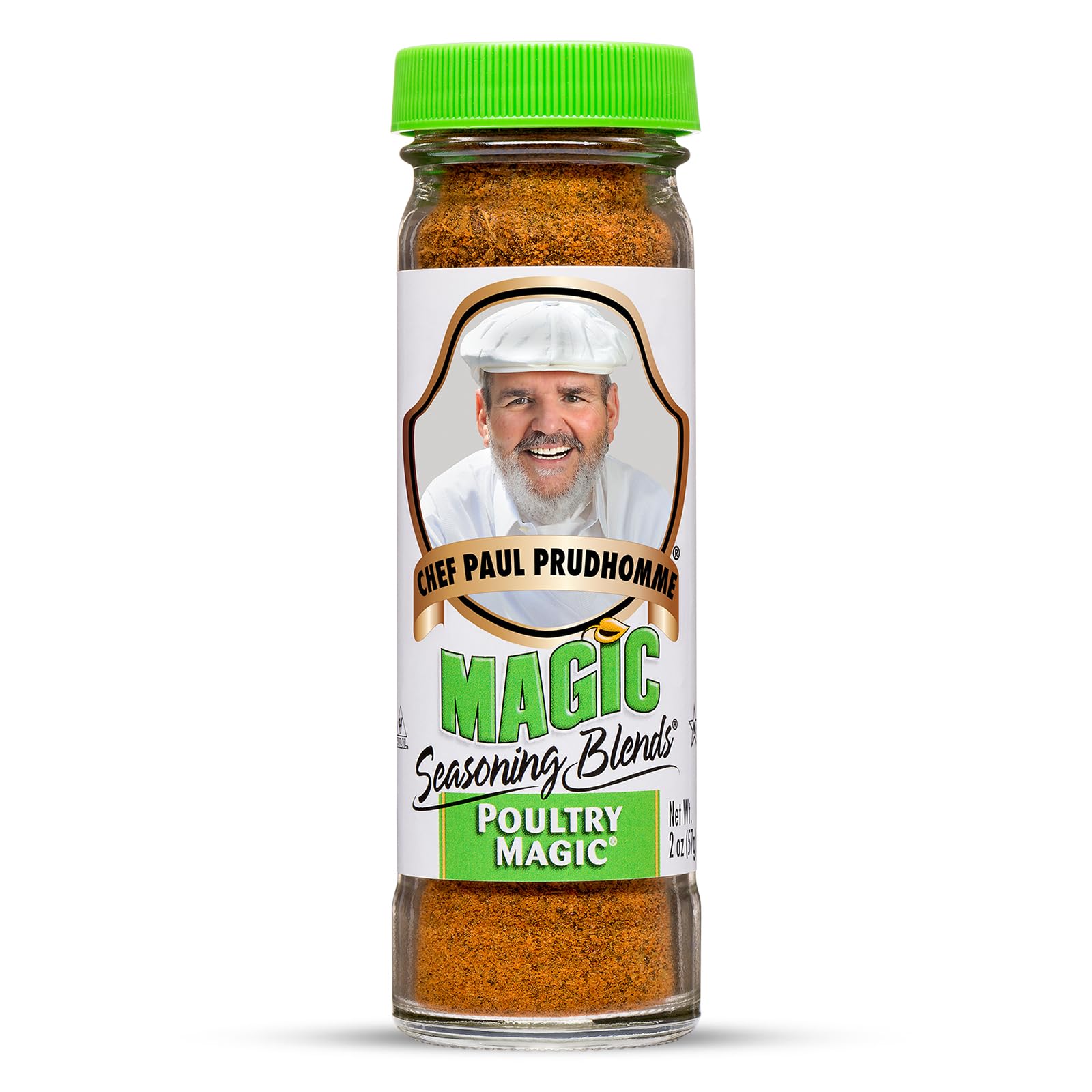 Chef Paul Magic Seasonings Blends Poultry Magic Seasoning | MSG-Free Chicken Seasoning | Gluten-Free Poultry Rub | For Roasting, Grilling & Cooking |