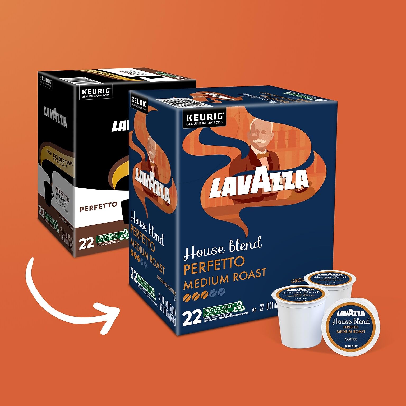 Lavazza Perfetto Keurig 2.0 K-Cup Pack, 64 Count