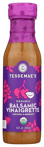 TESSEMAE'S Organic Balsamic Vinaigrette Dressing, 10 FZ