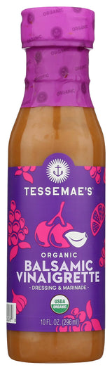TESSEMAE'S Organic Balsamic Vinaigrette Dressing, 10 FZ