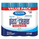 Sprayway Glass Cleaner - 4/19oz cans