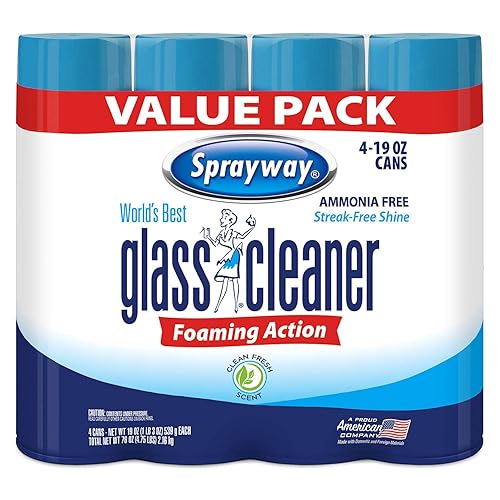 Sprayway Glass Cleaner - 4/19oz cans