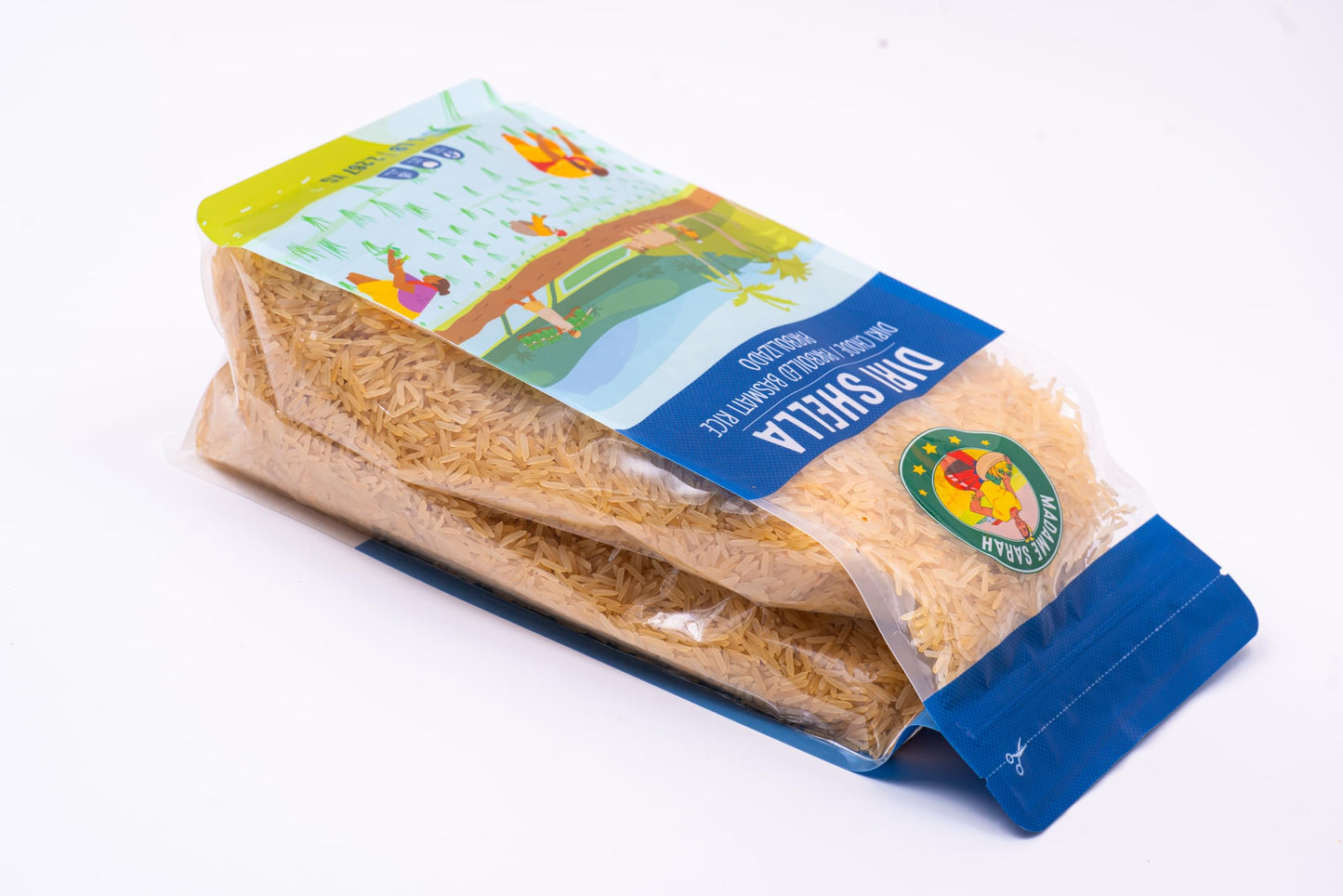 Madame Sarah Diri Shella - Haitian Parboiled Rice (Diri Chodé/Parboiled Basmati/Arroz Parbolizado)