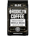 BROOKLYN COFFEE Whole Bean, French Dark Roast (2lb) Silky Smooth, Bold, Balanced - Fresh Bulk Coffee Beans Roasted Weekly in NYC