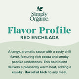 Simply Organic Red Enchilada Simmer Sauce, Certified Organic | 8 oz | Pack of 2