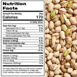Presto Sales Pistachios In Shell California, 16 oz. | Premium Roasted Salted | Healthy, Natural, Vegan, Non-GMO | Resealable 1 lb. Bag by Presto Sales