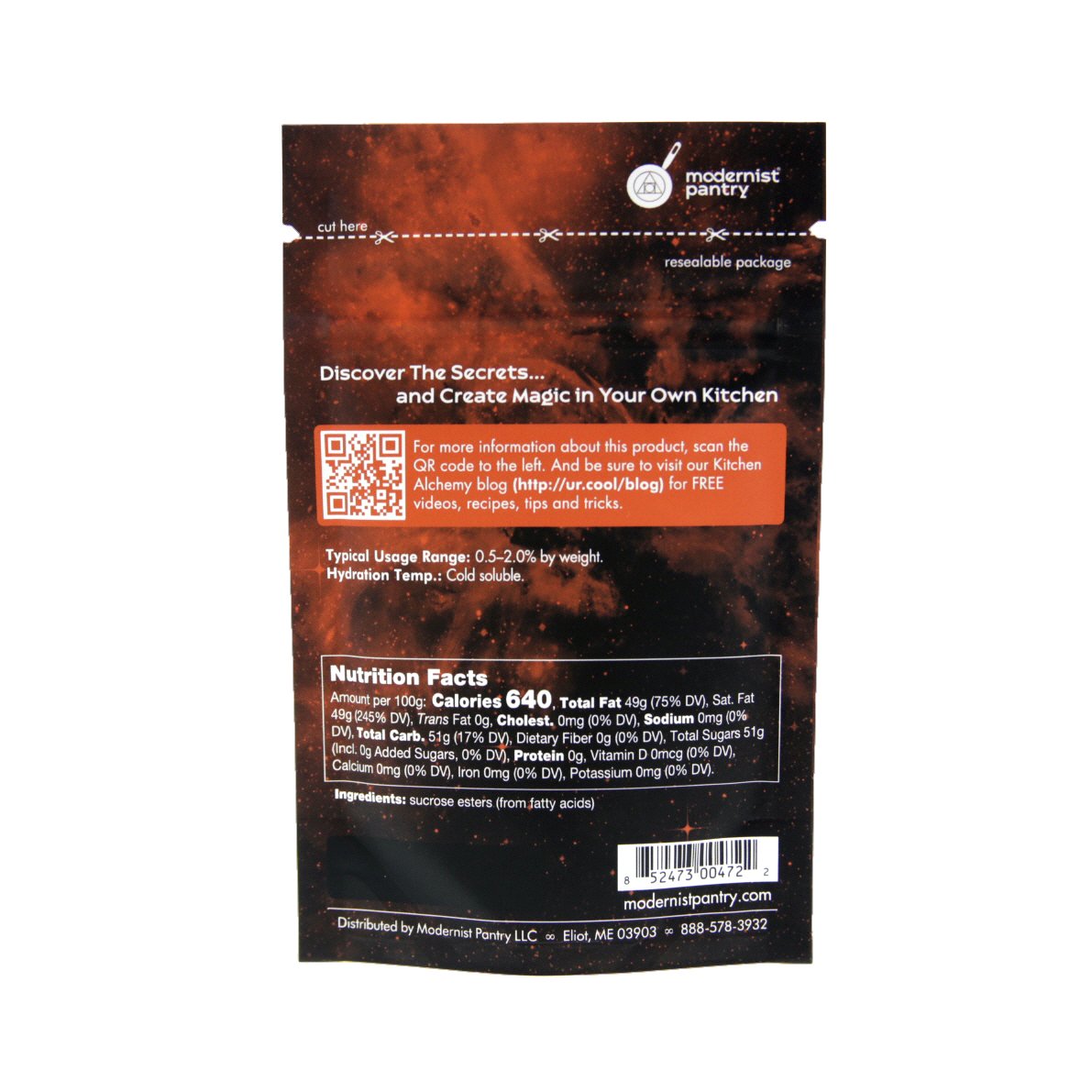 Pure Sucrose Esters ? Non-GMO Vegan OU Kosher Certified - 50g/2oz