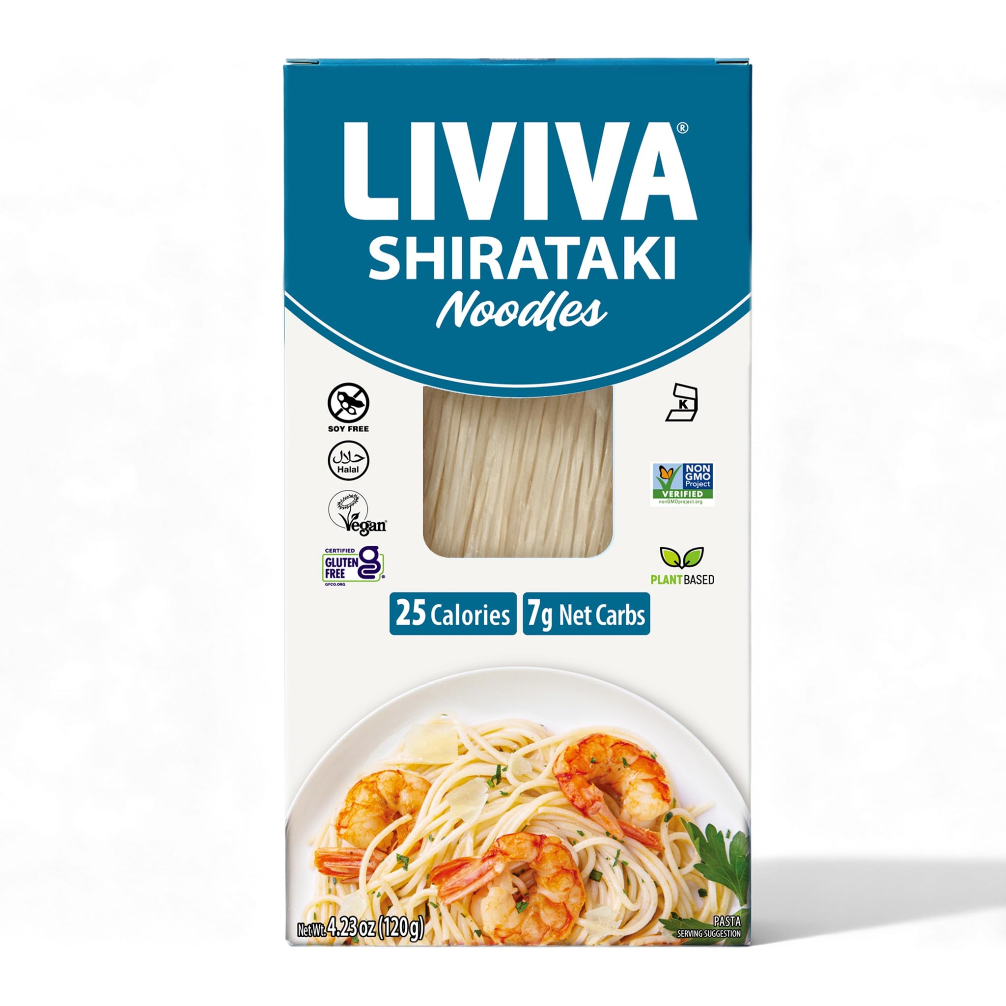 LIVIVA Dried Shirataki Plant-Based Gluten Free Trial Pk (2 Spaghetti 2 Noodles 2 Rice) - Konjac Spaghetti - Taste & Cook like regular Rice - Vegan