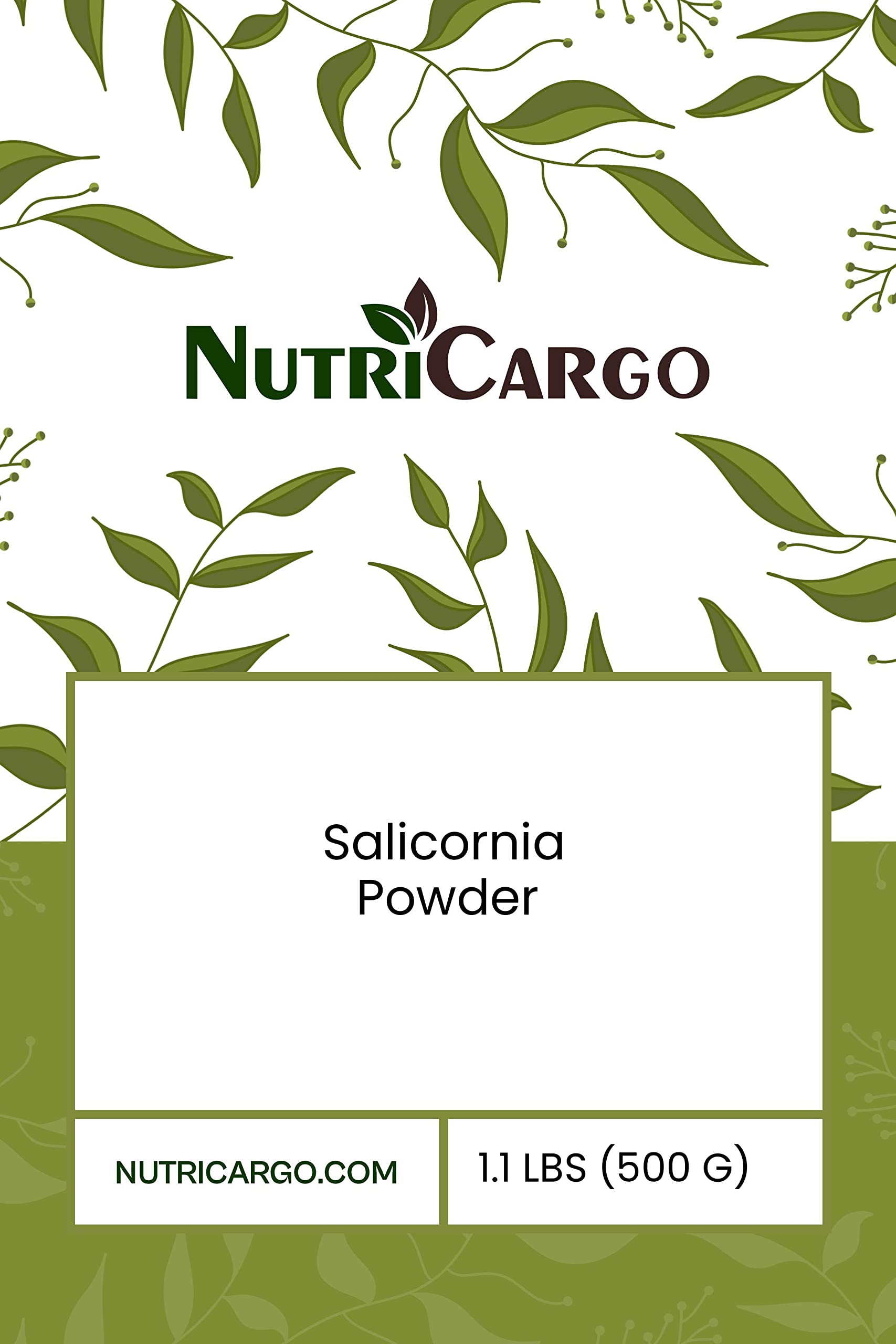 NutriCargo Salicornia Powder 1.1 LBS (500 G)