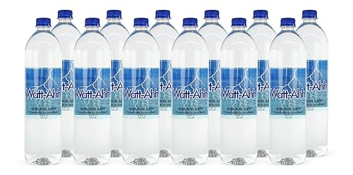 AquaNew's Watt-Ahh® - Premium Polarized Water for Energy and Health - Case of 12-1 Liter Bottles