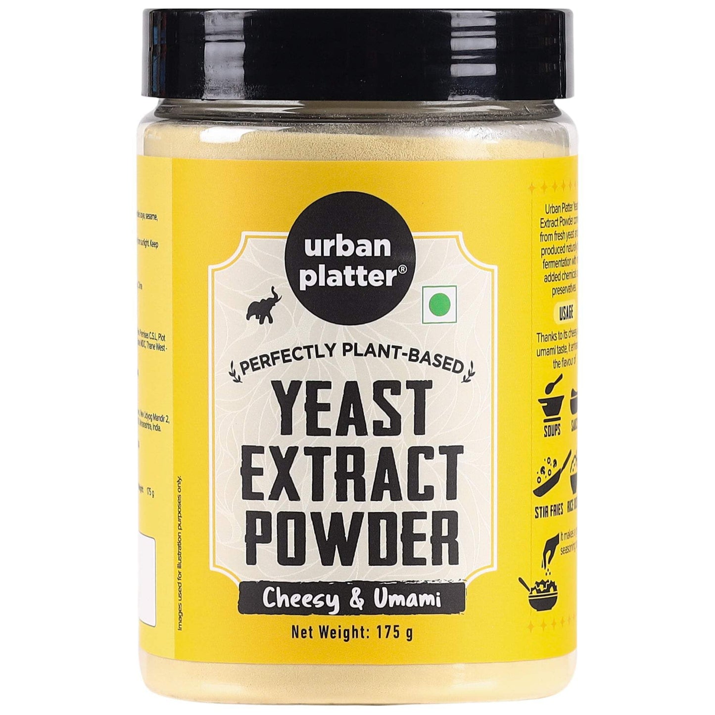 Urban Platter Nutritional Yeast Powder, 200g [All Natural, Fortified, Vegan-friendly]