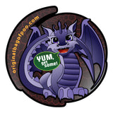 The Original Bag of Poo®, Dragon Poo (Watermelon Flavor Cotton Candy) Novelty Poop Gag Gift. Free sticker inside.