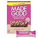 MadeGood Organic Chocolate Drizzled Birthday Cake Granola Bars (10 Count) 8.5 OZ