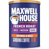 Maxwell House French Roast Ground Coffee (11oz Jars, Pack of 3)