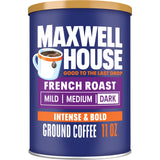 Maxwell House French Roast Ground Coffee (11oz Jars, Pack of 3)