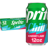 Sprite Chill Cherry Lime 12oz 12pk