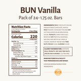 Pearson's Vanilla BUN Cluster Bar | Roasted Peanuts, Real Milk Chocolate, and Vanilla Nougat | Pack of 24 | Individually Wrapped