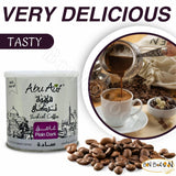 Abu Auf AbuAuf Oriental Original Turkish Coffee Cafe Arabic Arabian Arabica Ground Roasted Mud Coffee Plain Dark Roast (Plain Dark Roast (1 Pack =