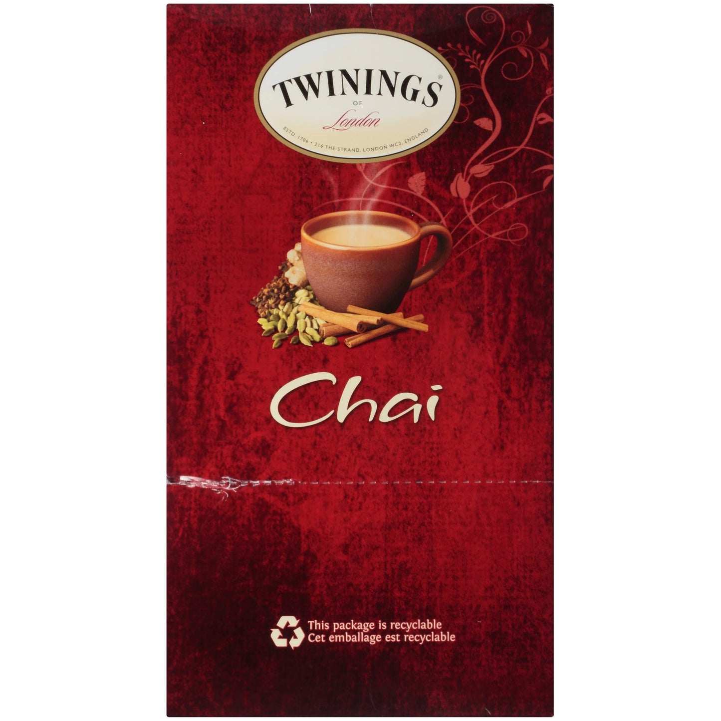 Twinings Tea - K-Cup Tea; Chai, 6 x 12 CT
