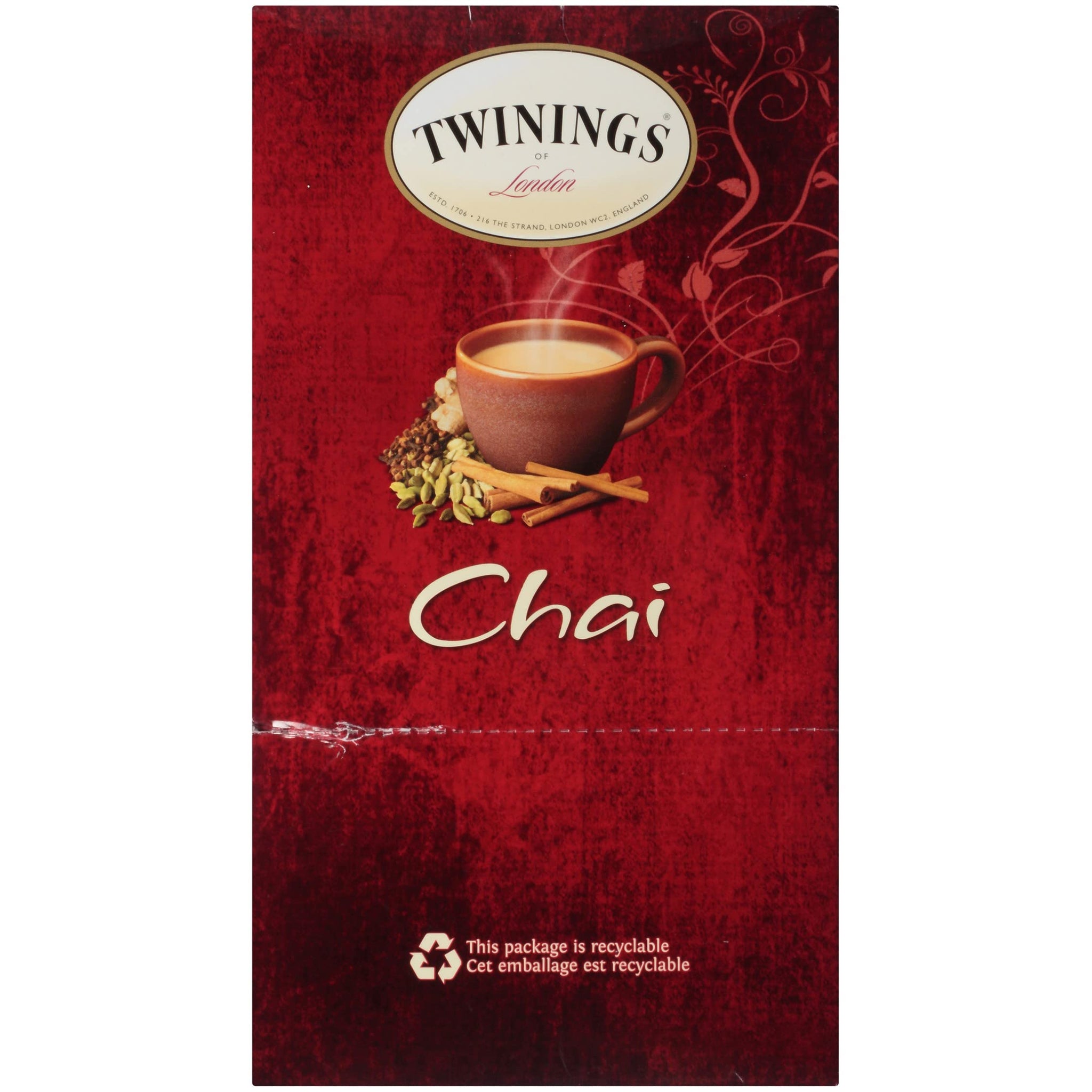 Twinings Tea - K-Cup Tea; Chai, 6 x 12 CT