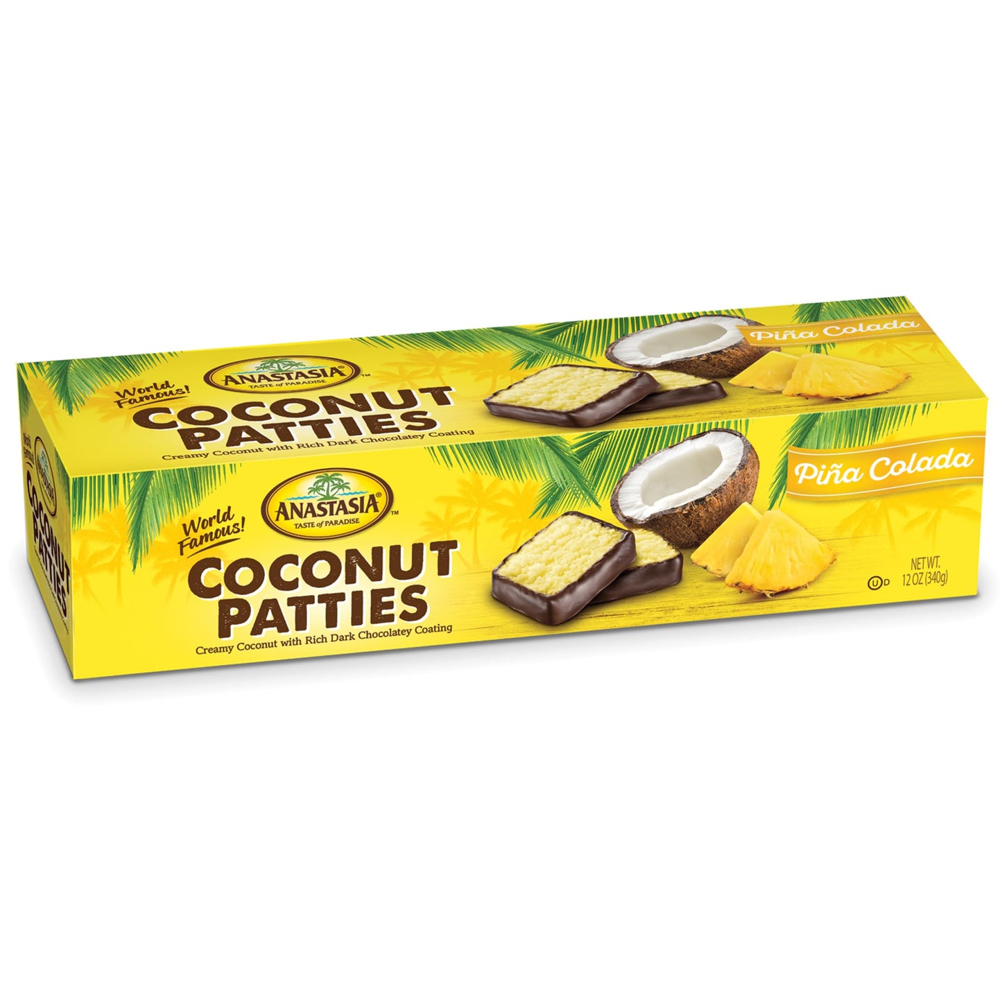 Coconut Patties, Chocolate, Oh Asis! Anastasia Coconut Patties Original, key Lime Patties and Pina Colada Patties, (3 count) 10oz, Variety pack