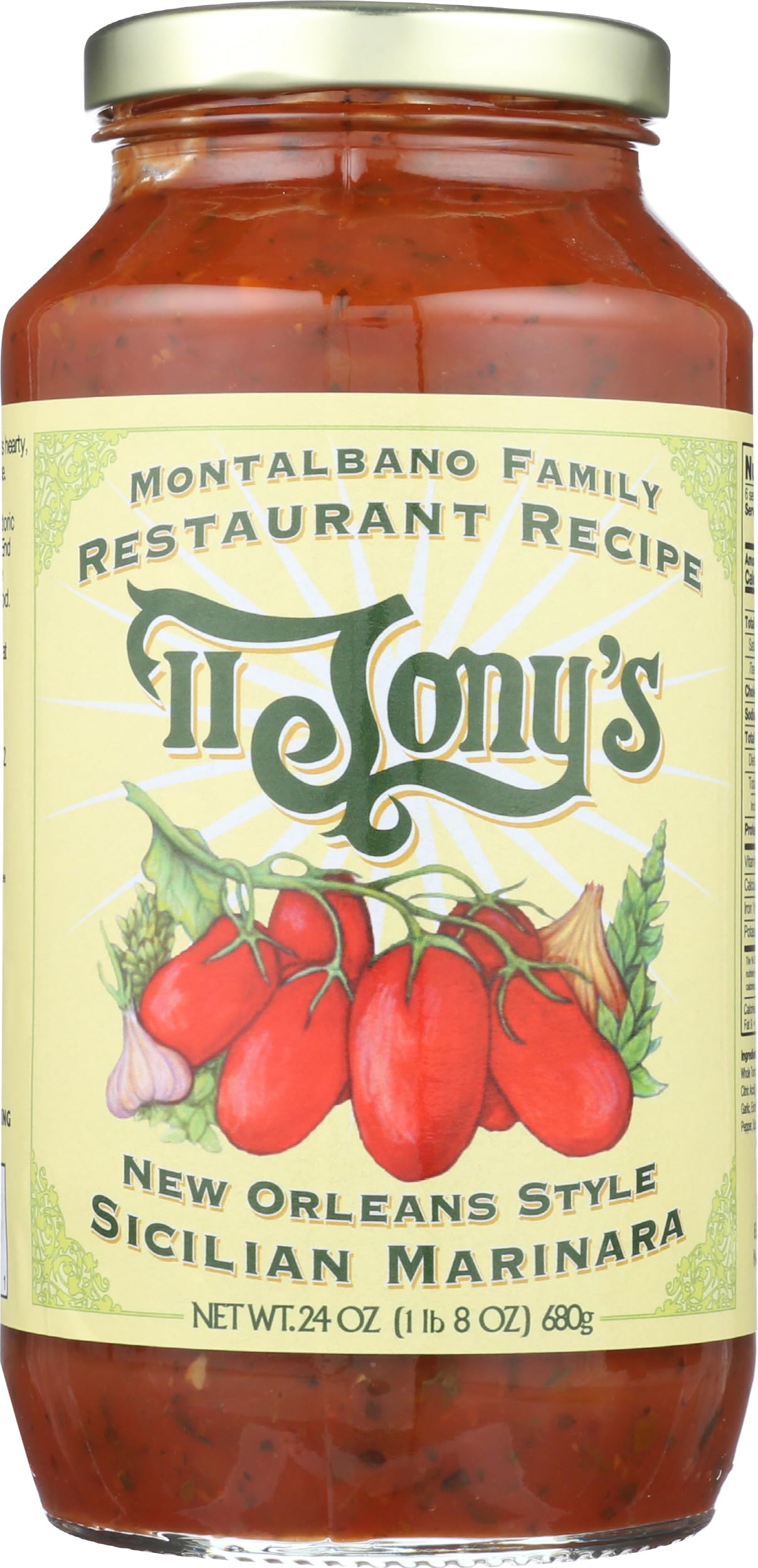 Ii Tonys, Sauce Marinara, 24 Ounce