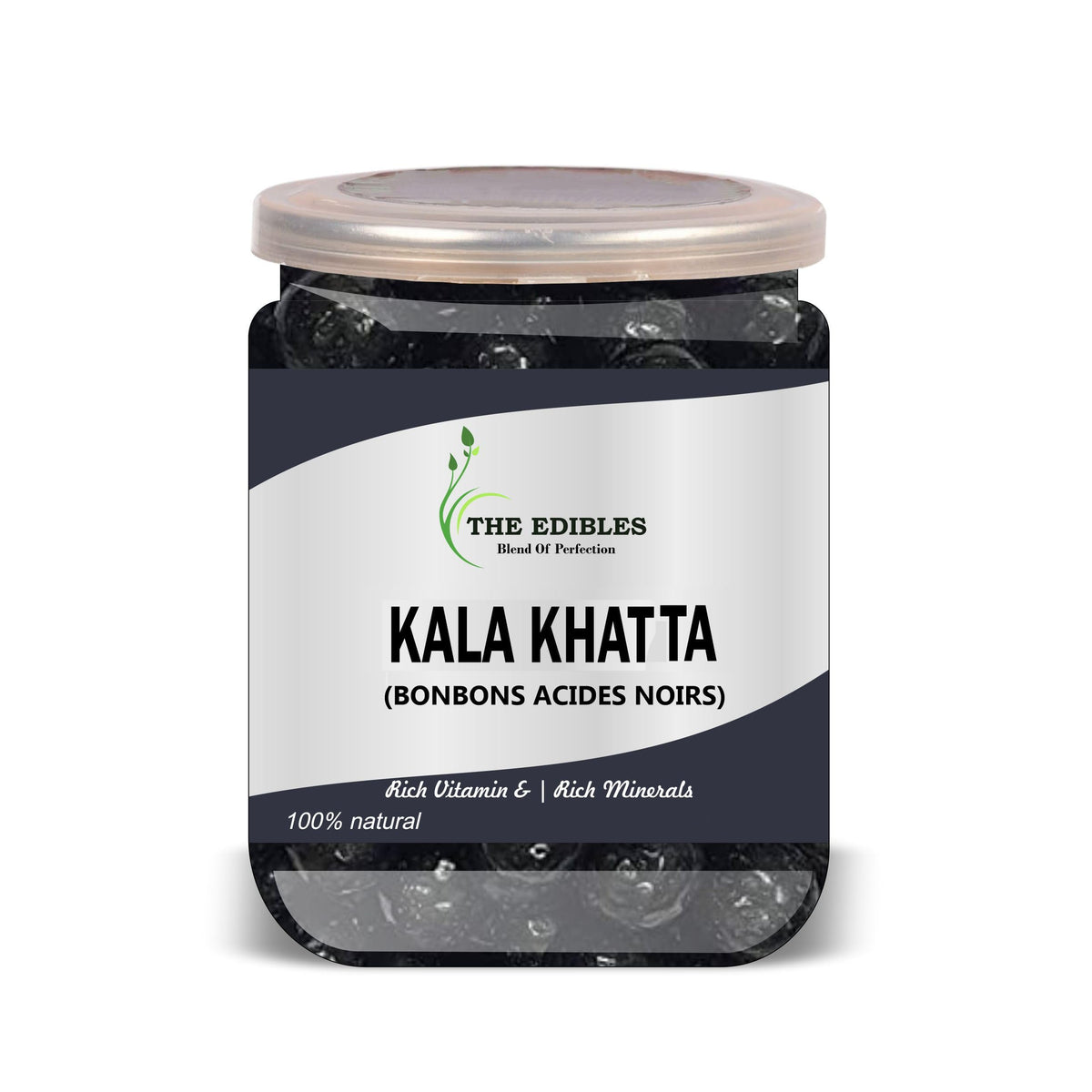 THE EDIBLE Kala Khatta 500 Gram Airtight Container