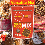 NUTSÓLA Peanut Butter & Cacao Superfood Mix | Gluten Free Snacks & Grain Free Granola Alternative | No Added Sugar, Date Sweetened, Plant Based, Low