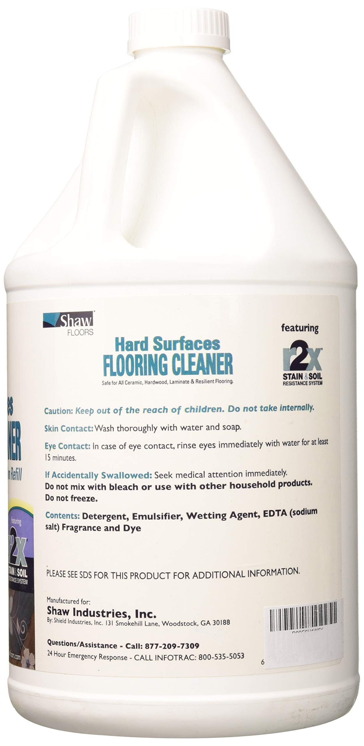 Shaw Floors R2X Hard Surfaces Flooring Cleaner Ready to Use No Need to Rinse Refill 1 Gallon