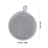 Non Scratch Wire Dishcloth - Multipurpose Wire Hangable Dishwashing Rags Scrub Scratch Sponges for Wet and Dry, Reusable Metal Scrubbing Pads Sponge